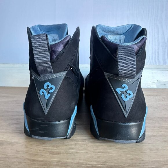 ⭐Nike Air Jordan 7 Retro Chambray Sz 10 Women's shoes Sneakers Black CU9307-004 - Picture 4 of 7